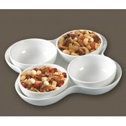 Round Serving Bowl Set: 5pcs